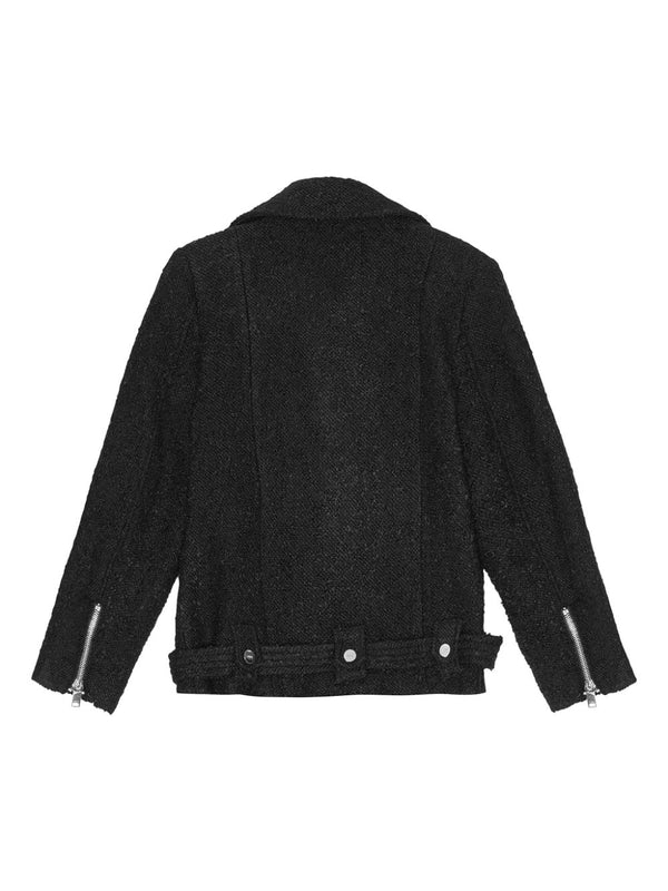 Ganni Textured Boucle Wool Jacket