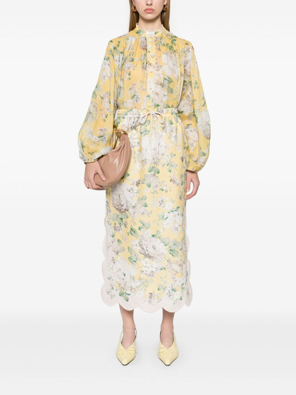 Zimmermann Acacia Scalloped Shirt