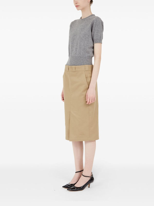 Maison Margiela High-rise midi skirt