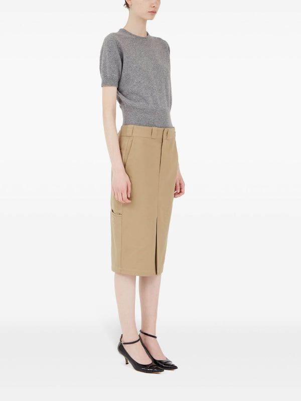Maison Margiela High-rise midi skirt