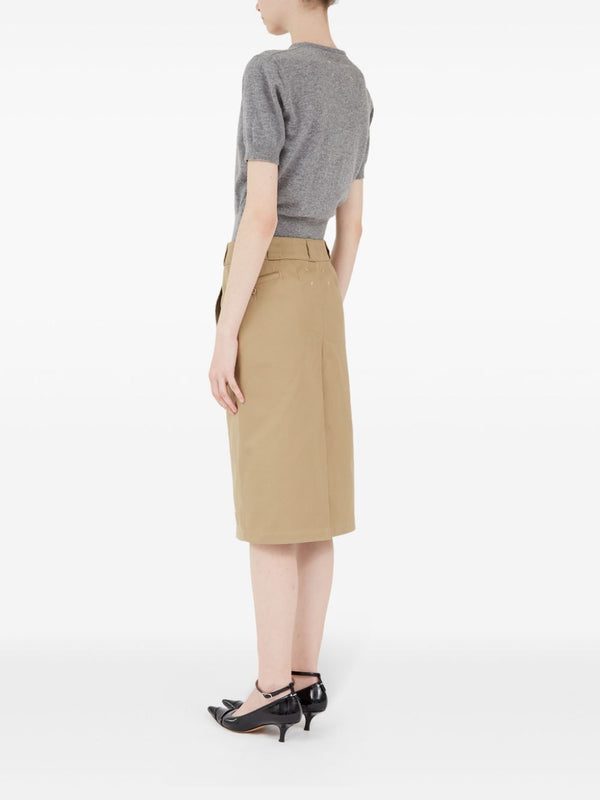 Maison Margiela High-rise midi skirt