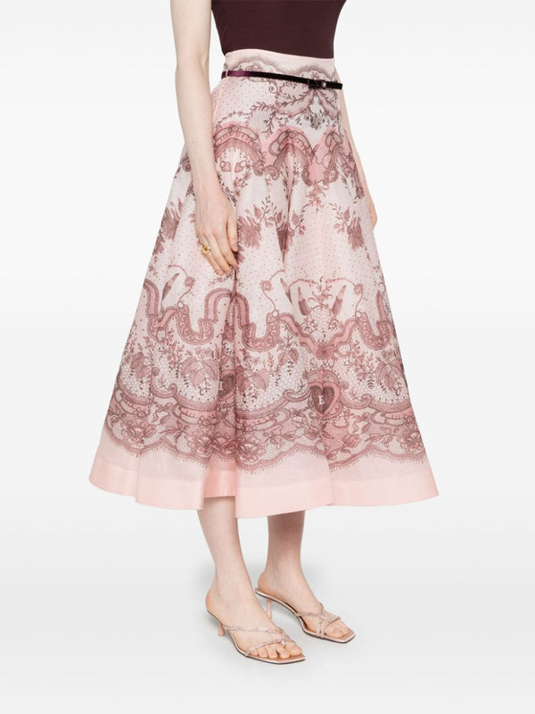 Zimmermann Crush midi skirt