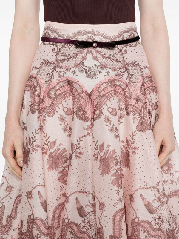 Zimmermann Crush midi skirt