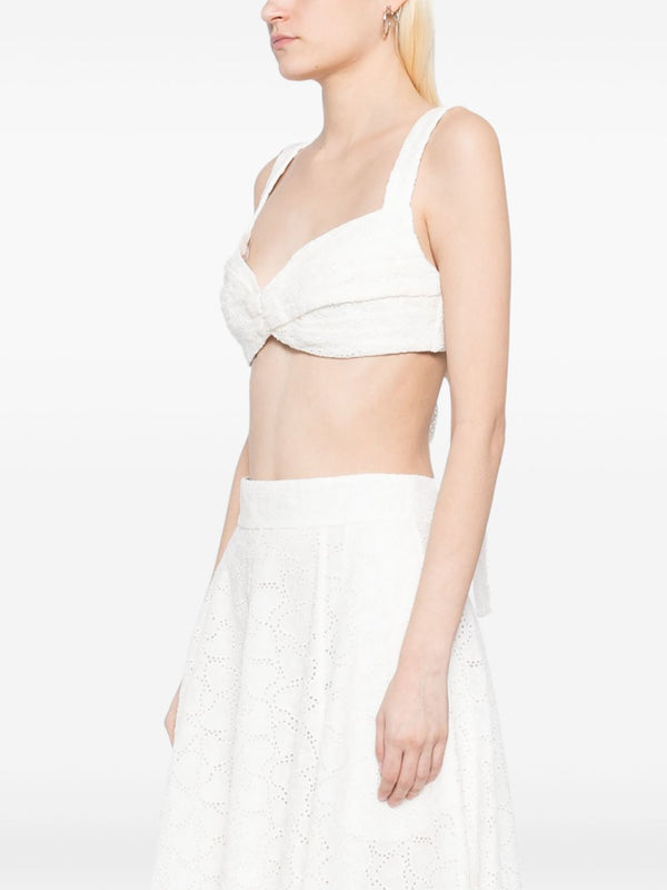 Zimmermann Crush embroidered bralette
