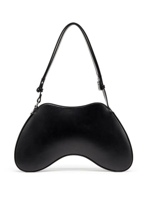Diesel Play-Semi-gloss leather shoulder bag