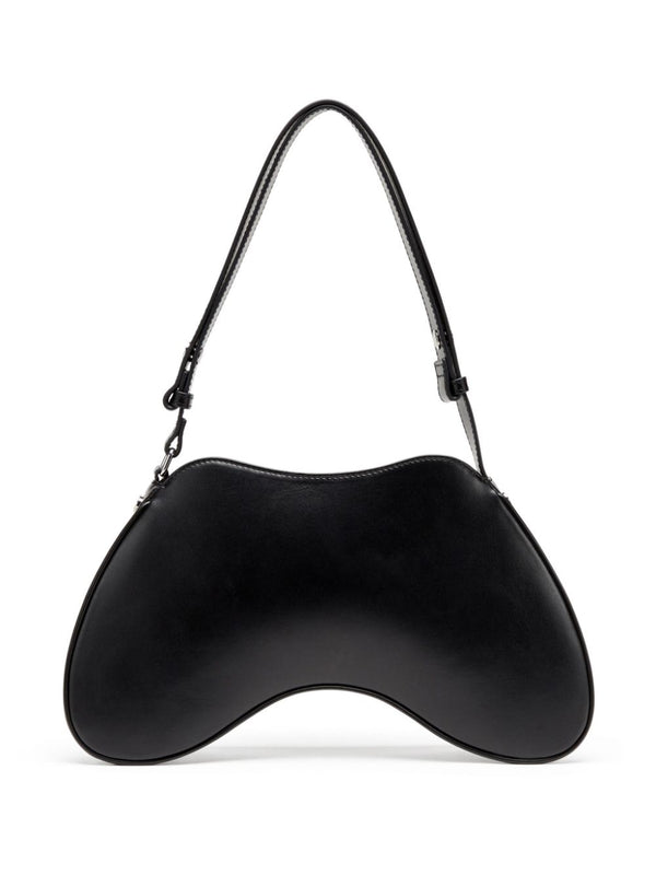 Diesel Play-Semi-gloss leather shoulder bag