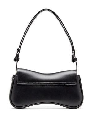 Diesel Play-Semi gloss leather shoulder bag