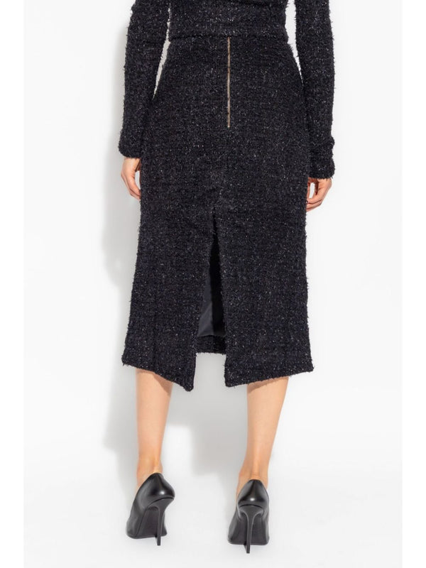 Balenciaga Tweed midi skirt