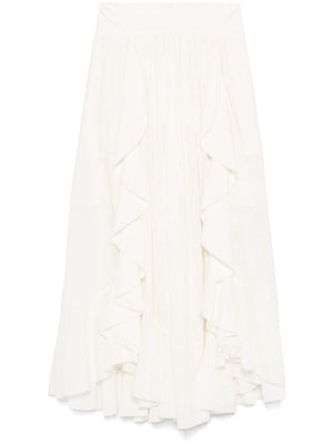 Zimmermann Ruffled maxi skirt