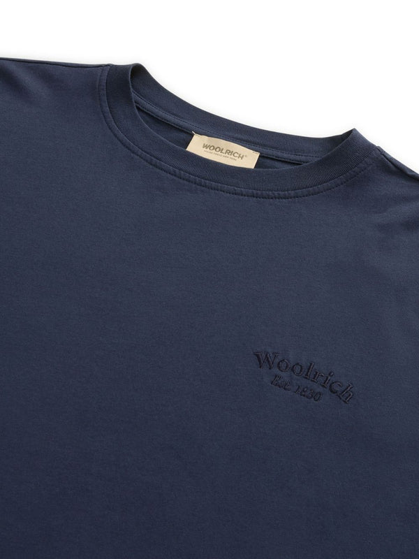 Woolrich Pure Pima Cotton T-Shirt with Logo