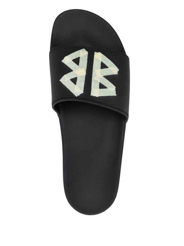 Balenciaga BB logo-prin slides