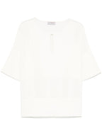 Alberto Biani Blouse with teardrop opening