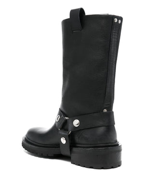 Golden Goose leather biker boots