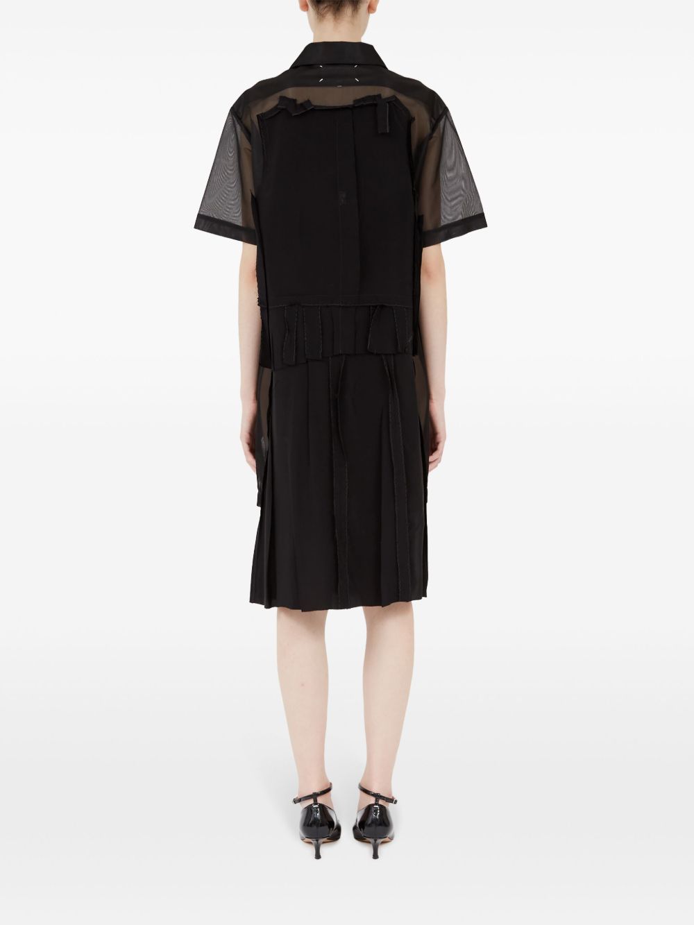 Maison Margiela Midi dress with layered design