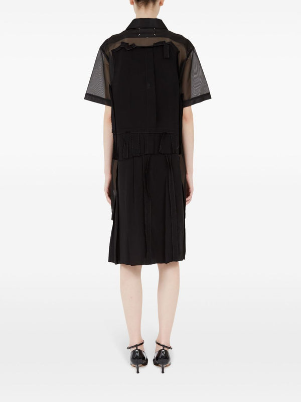 Maison Margiela Midi dress with layered design