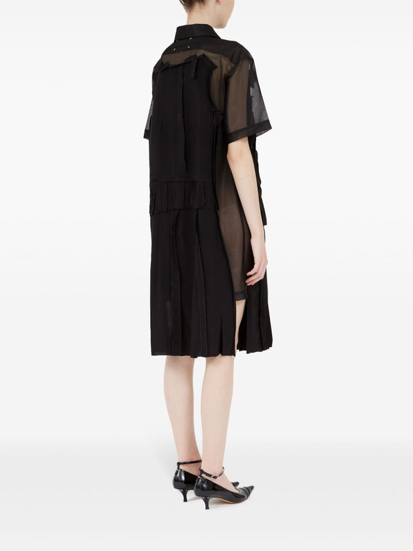 Maison Margiela Midi dress with layered design