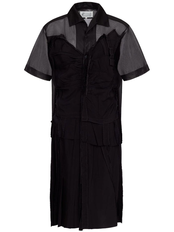 Maison Margiela Midi dress with layered design