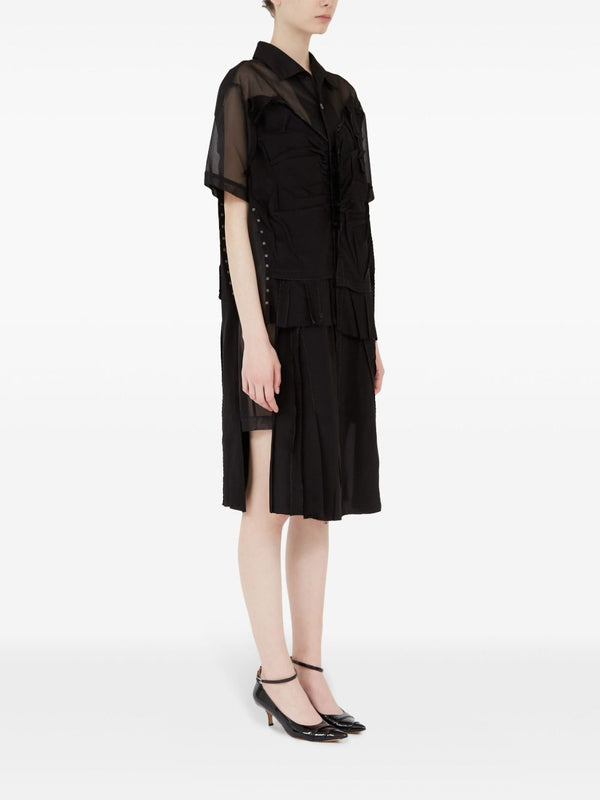 Maison Margiela Midi dress with layered design