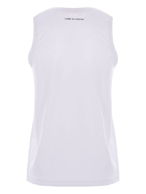 Comme Des Garcons Branded sleeveless t-shirt