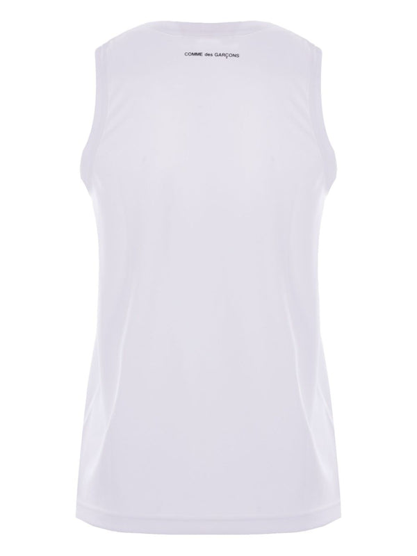 Comme Des Garcons Branded sleeveless t-shirt