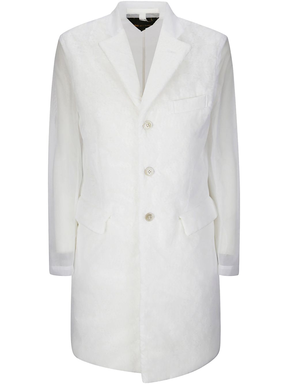 معطف بصدر واحد من Comme Des Garcons