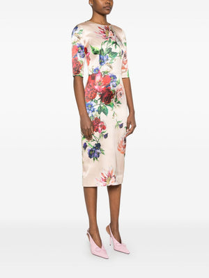 Dolce & Gabbana floral-print Midi Dress
