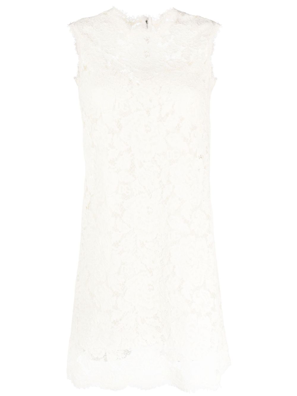 Dolce & Gabbana Sleeveless Lace Mini Dress