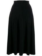 Norma Kamali Flared jersey skirt