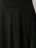 Norma Kamali Flared jersey skirt