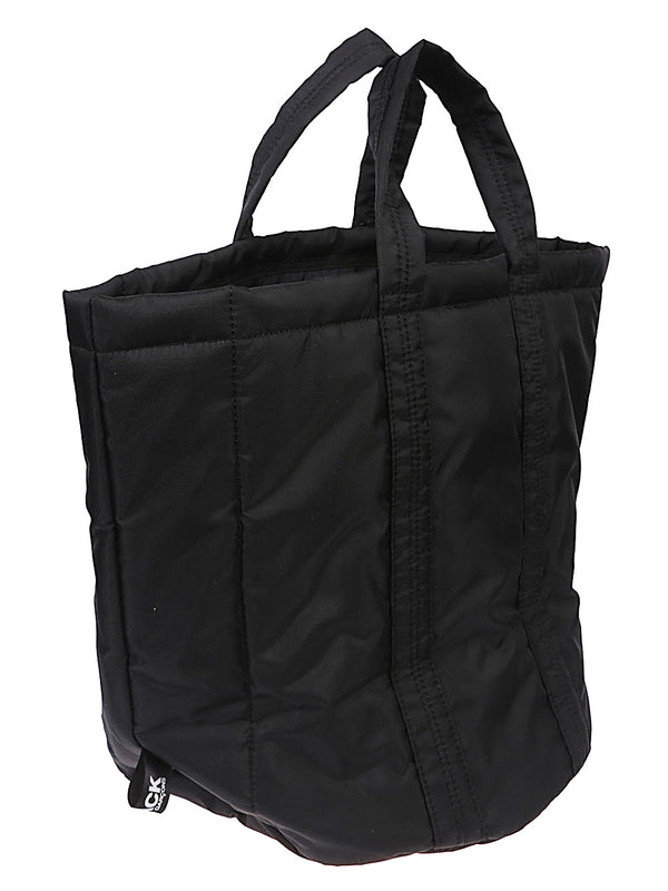 Comme Des Garcons panelled tote bag