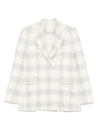 Circolo 1901 American rear vent Cotton double-breasted jacket