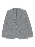Circolo 1901 Striped cotton jacket
