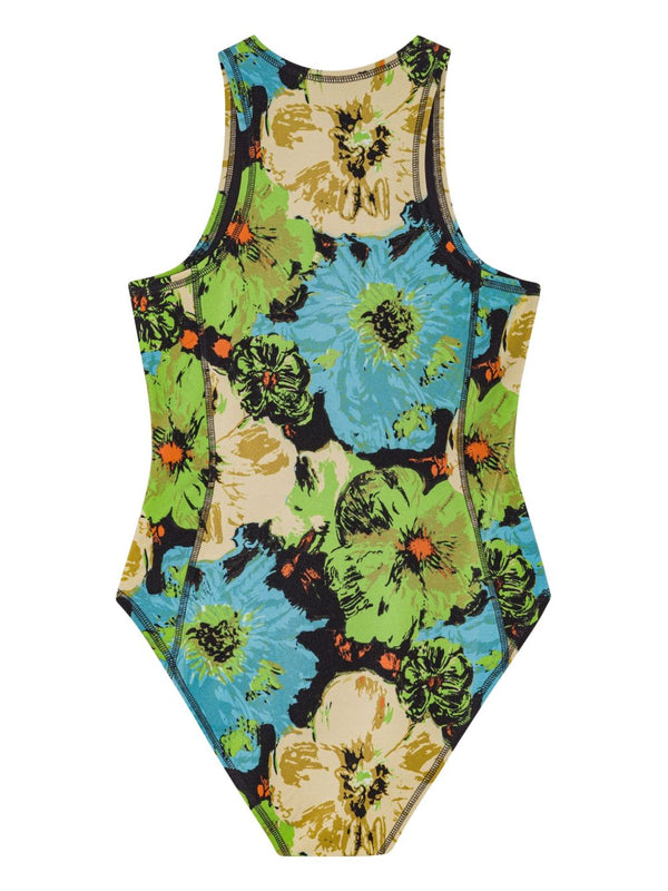 Ganni floral-print Bodysuit