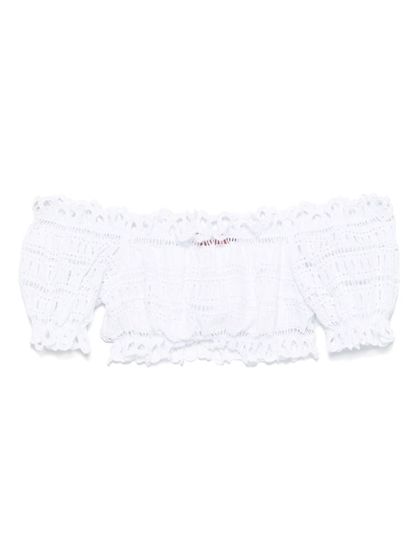 Ermanno Scervino Off-shoulder Lace-detail top