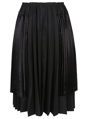 Comme Des Garcons Pleated midi skirt