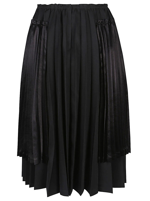 Comme Des Garcons Pleated midi skirt