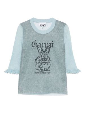Ganni Bunny-detail top