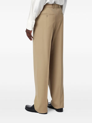 Saint Laurent Pressed-crease trousers