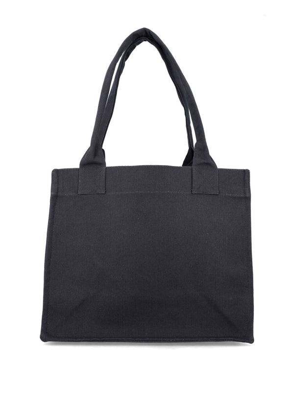 Ganni Organic cotton large tote bag