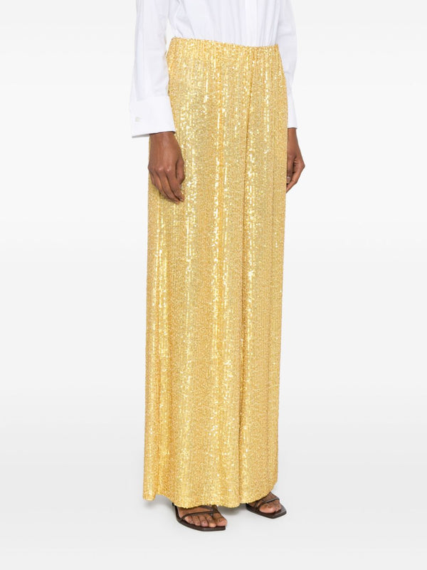 Norma Kamali Trousers Yellow