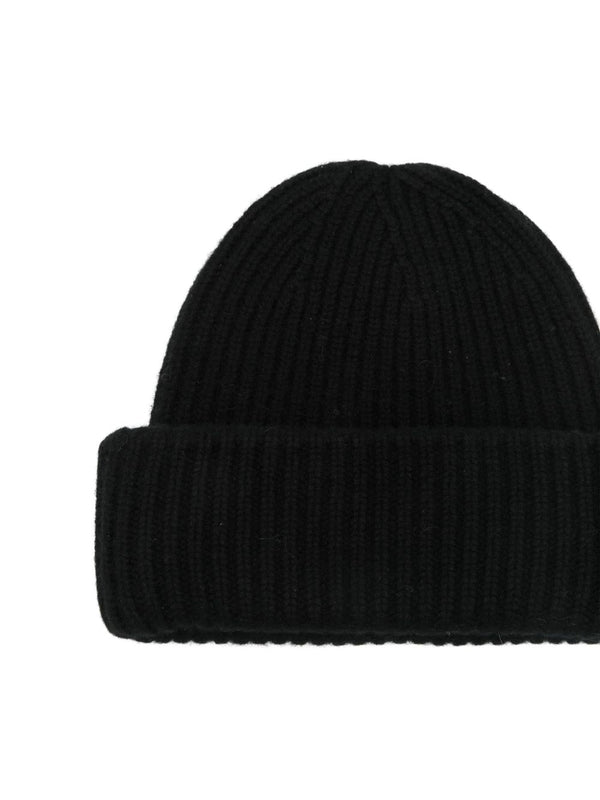 Soft Goat Cashmere ribbed beanie