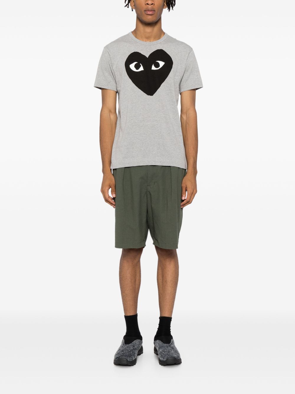 Comme Des Garcons Heart-print T-shirt