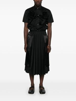 Comme Des Garcons Pleated midi skirt