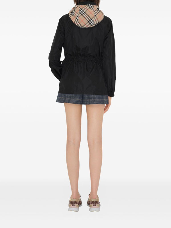 Burberry Vintage Check-trim parka coat