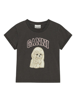 GANNI T-shirts and Polos Grey