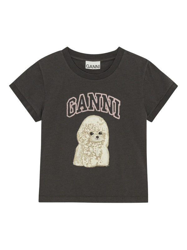 GANNI T-shirts and Polos Grey