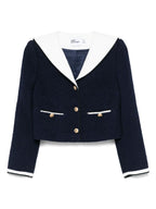 Self-Portrait Bouclé cropped jacket
