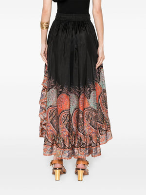 Zimmermann Rhiannon Ruffle Maxi Skirt