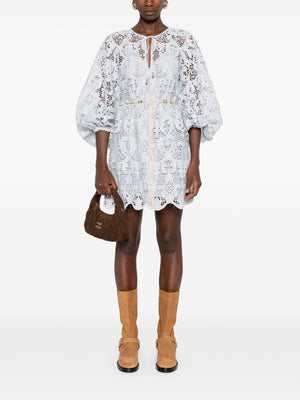 Zimmermann Lace detail mini dress