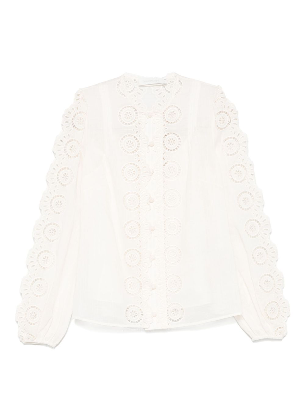 Zimmermann Lucky embroidered blouse